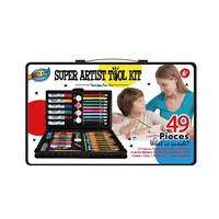Fournitures de Offre Spéciale mini école en plastique enfants papeterie ensemble de peinture de haute qualité dessin art ensemble kit