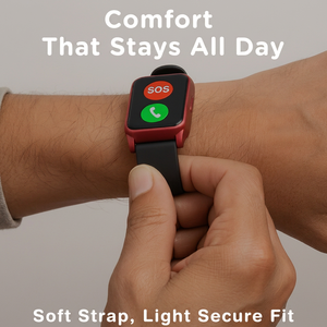 Pulsera GPS 4G LTE Personal con Botón de Pánico para Llamadas, Termómetro y Alarma de Caídas para Personas Mayores con Demencia - Product Image 6