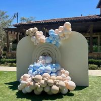 Kits de ballons en latex sur le thème de la révélation du sexe, bleu et rose, style bohème, pour la révélation du sexe d'un garçon ou d'une fille, décorations de fête prénatale