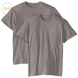 wholesale custom tshirt men basic plain 100% cotton blank printing logo t-shirts - Product Image 2