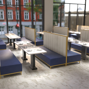 Nhà Máy Bán buôn Kim Loại Nhà Hàng sofa Booth banquette chỗ ngồi cho ăn uống cà phê cửa hàng nhà Thanh - Product Image 3