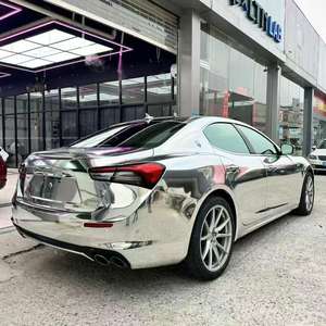 GWFILM 1.52*15M Película Protectora de Pintura para Automóviles Cromada Metálica Brillante, Lámina Autoadhesiva para Envolturas de Automóviles, Pegatinas de Color PPF - Product Image 2
