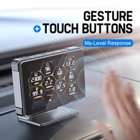 Prix d'usine Nouveau Compteur de Voiture A91 HUD Affichage Tête Haute (HUD) avec Indicateurs de Tension, Vitesse, RPM, Température d'Huile et Turbo pour Électronique Automobile