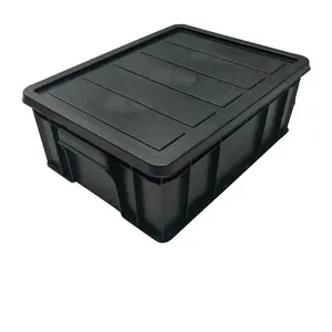 Conductive Plastic SMT Reel PP ESD Anti-static Component Tray Storage Box With Lid