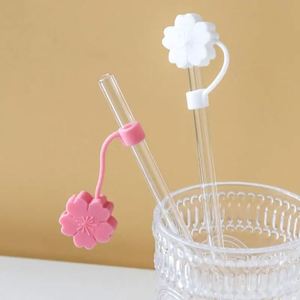 <b>Reusable</b> Sealed Water-absorbent Dust-proof Cap Cup Accessories Cartoon Silicone <b>Straw</b> Cap Toppper Suitable 6-8mm <b>Straw</b> - Product Image 3