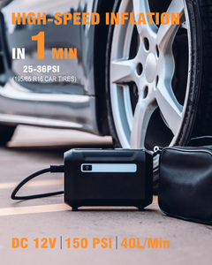 Portable 12V DC numérique 120w gonfleur de pneu de voiture compresseur d'air pompe voiture <span class=keywords><strong>moto</strong></span> vélo inflat - Product Image 4