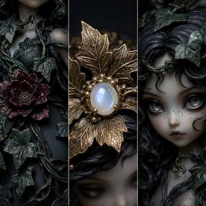 Figura Personalizzata Dark Fantasy Plant Spirit Blind Box 12cm Midnight <span class=keywords><strong>Botanica</strong></span> Giocattolo da Collezione OEM Designer - Product Image 2