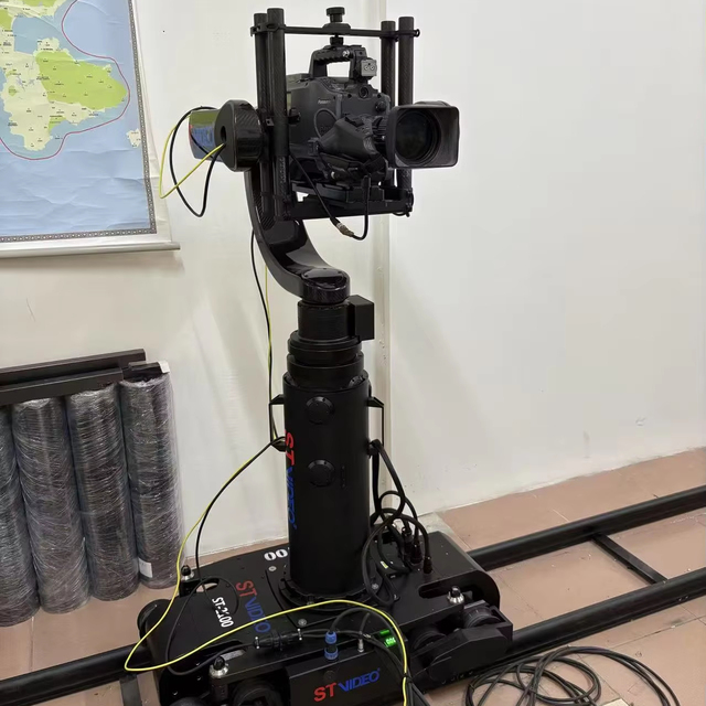 ST-2100 Motorized Camera Slider with Gyro Stabilization Auto Tracking Robotic Dolly for DSLR& Cinema Cameras