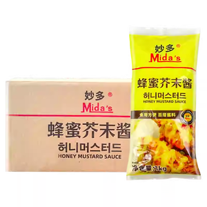 Sauce <span class=keywords><strong>au</strong></span> <span class=keywords><strong>miel</strong></span> et <span class=keywords><strong>au</strong></span> vinaigre Miaoduo 1 kg/sac, une sauce polyvalente pour le poulet frit coréen, les salades et les sandwichs. - Product Image 6