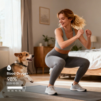 Anneau intelligent de surveillance de la pression artérielle pour hommes, étanche 5ATM, suivi d'activité mince, anneaux intelligents de santé pour hommes
