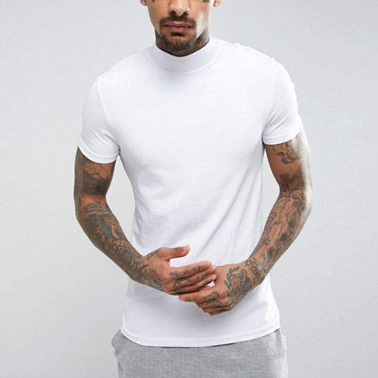 Tortuga Blanca Playeras Cuello Alto Hombre Tortuga Hombre Camiseta - Main Image