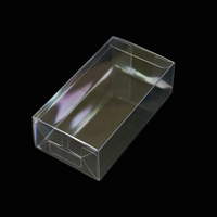 Boîte d'emballage en plastique transparente, boîte cadeau en PVC, boîte transparente