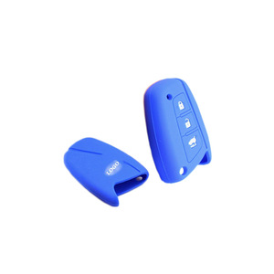 Funda de silicona para llave de coche Hyundai, accesorio de protección para modelo IX45 Azera Santa Fe 2013 - Product Image 2