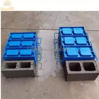 Moules à blocs de béton en ciment de petite taille faciles à utiliser, vente en gros de machines à fabriquer des blocs creux pour mur de soutènement
