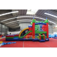 Château gonflable avec contrôleur de jeu vidéo, Moonwalk Gamer, château gonflable avec toboggan pour fête