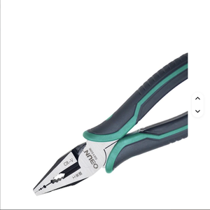 8" 9" Combination Pliers <b>Soft</b> Grip Plastic <b>Wire</b> Stripping Cutting Needle Nose Stainless Steel Construction Curved SK-08 OEM Supp - Product Image 6