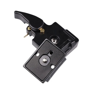 Accessoires professionnels pour appareil photo reflex numérique, plaque de fixation rapide en aluminium 200PL-14, kit de pince, tête de trépied <span class=keywords><strong>Manfrotto</strong></span> 496RC2 - Product Image 6