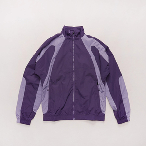 トラックスーツ防水ナイロンサイドストライプウインドブレーカースタンドカラーロゴブランド反射ストリップ - Product Image 4