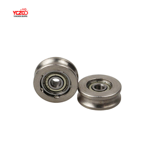 Roues à rainures <span class=keywords><strong>en</strong></span> U <span class=keywords><strong>de</strong></span> diamètre 14 mm <span class=keywords><strong>en</strong></span> <span class=keywords><strong>acier</strong></span> inoxydable - Product Image 6