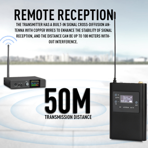 Stable Signal Multi <b>Receiver</b> <b>Wireless</b> In-Ear Monitor System for Touring Event - Product Image 6
