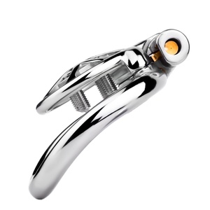 Jaula de Castidad Metálica con Catéter, Dispositivo de Castidad de Acero Inoxidable con Llave, Juguetes Sexuales BDSM, Artículos para Coqueteo en Pareja - Product Image 6