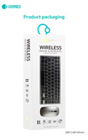 COTECi - Juego de Teclado y Ratón Inalámbricos Personalizados de 2.4g con Conexión Inalámbrica, Carga Rápida y Modo Dual