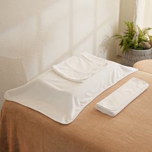 Turban blanc <span class=keywords><strong>anti</strong></span>-frisottis à séchage rapide pour tous les styles de cheveux Absorbant et léger Accepte le logo personnalisé - Product Image 4