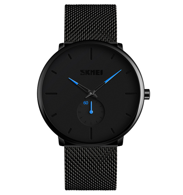 Custom Fashion Luxury Brands Skmei 9185 Men Watches Stainless Steel Quartz Movement Montre Homme