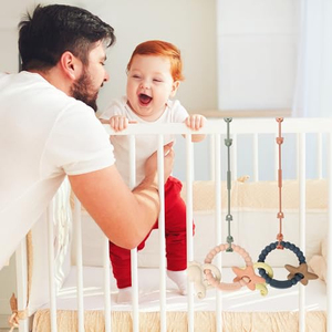 Jouet de dentition en silicone pour bébé |   Jouet à mâcher sûr pour bébés de 0 à 12 mois |   Jouet sensoriel sans BPA - Product Image 6