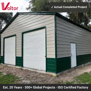 Porta Avvolgibile <span class=keywords><strong>in</strong></span> Acciaio Zincato per Esterni, Sollevamento Manuale, Anticorrosione, per Magazzino/Garage 8x7 - Product Image 1