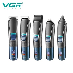 VGR108 Rasoio e Regolabarba Multifunzione 5-in-1 Ricaricabile con Lame in Acciaio Inossidabile per Rifinitura Naso/Pettorine - Product Image 3