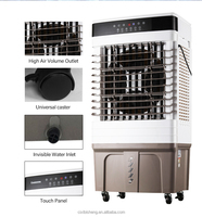 Pendingin udara evaporasi, pendingin udara portabel 120W 50L tangki Air 6000CFM kinerja baik