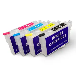 Supercolor ตลับเปล่าตลับหมึกเติม T0881-T0884สำหรับ Epson Stylus CX4400 CX4450 CX7400 NX200 NX400 NX100เครื่องพิมพ์