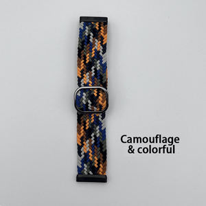 Bracelet de montre à boucle en métal de vente chaude bande de Tension en Nylon réglable pour bracelet de remplacement <span class=keywords><strong>Fitbit</strong></span> <span class=keywords><strong>Versa</strong></span> 4/3/<span class=keywords><strong>Sense</strong></span> - Product Image 4