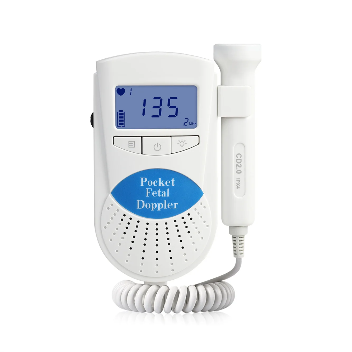 detector de batimentos cardiacos doppler fetal cuidados com o bebe hand-held pregnant portable fetal doppler