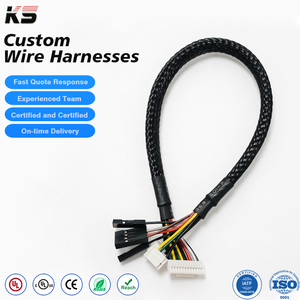 موصل مخصص عالي الأداء من البي في سي والبولي تترافلورو إيثيلين والمطاط لتجميع الكابلات في الإلكترونيات الصناعية والسيارات والآلات - Product Image 1