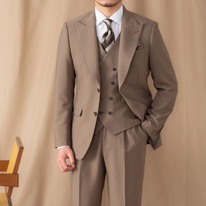 Factory Customized Business Casual Lapel Three-piece Fashionable Slim Men's <strong>Suit</strong> - Product Image 2