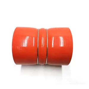 OEM Chine tuyau turbo doubles anneaux en acier renfort orange tuyau de bosse de silicone