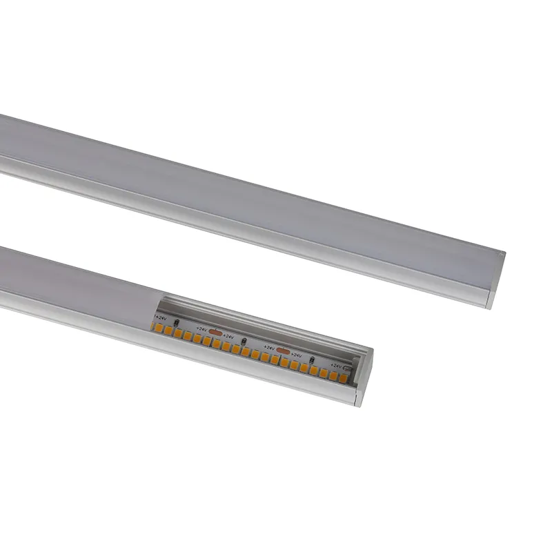 Barra de luz LED de decoración, atenuador de 12V, Blanco cálido, regulable, con perilla/atenuador táctil, tira de luz LED de 24V CC