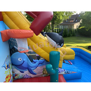 Tobogán Acuático Comercial de PVC con Temática Oceánica, Castillo Inflable Combinado con Piscina Inflable para Niños - Product Image 6