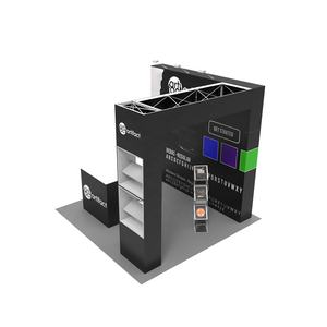 Stan Pameran Dagang Portabel Display 10X10 Stan Pameran Pop Up Konter Promosi Desain Kustom untuk Peralatan Pameran Dagang <span class=keywords><strong>Expo</strong></span> - Product Image 5