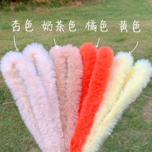 Adorable Handmade Rabbit Hair Pipe Cleaners 20mm Extra Thick Super Dense For Infants Toddlers Craft Supplies - Product Image 1