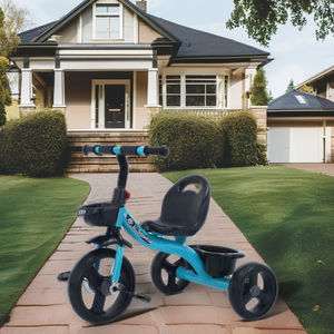 Tricycle à pédale pour enfants, <span class=keywords><strong>2022</strong></span>, Offre Spéciale, usine, jouets à la mode, tricycle à 3 roues, impression personnalisée, vélos pour bébés - Product Image 4