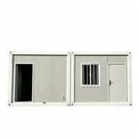 Maisons conteneurs mobiles démontables à assemblage rapide, design moderne pour usage résidentiel, bureau, appartement, construction en acier