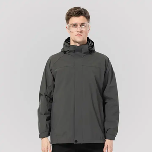 Chaqueta gruesa para exteriores para hombre y mujer, impermeable, a prueba de viento, para invierno, cálido abrigo de nieve con capucha, forro polar, ropa de montaña interior - Product Image 2