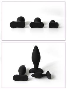 Vibrateur anal portable, 5 embouts, kit d'entraînement en silicone, plug anal pour femmes et hommes, plug anal en silicone - Product Image 3