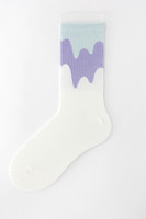 Chaussettes de créateur en coton à rayures et motifs géométriques, couleurs unies, Offre Spéciale