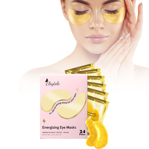 Masque pour les yeux énergisant en or 24 carats en gros, appareil de soin des yeux, traitements des yeux bouffis et des cernes, masque lissant les rides - Product Image 1
