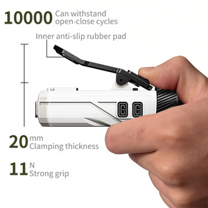 Mini Strong Magnetic Rechargeable Flashlight Clip Induction <b>Work</b> Headlamp for Camping Vehicle Repair <b>Work</b> - Product Image 5