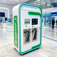 Distributeur d'eau RO grande capacité 800 GPD avec réservoir plastique 200L, désinfection UV, intégration TPV et multiples modes de paiement